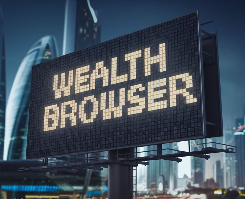 Wealth Browser Digital Billboard